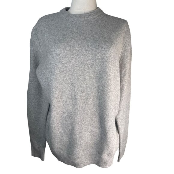 2/$30 ZARA Attractive Light Gray Large Knit Sweater Polyester & Wool Blend - Picture 6 of 15